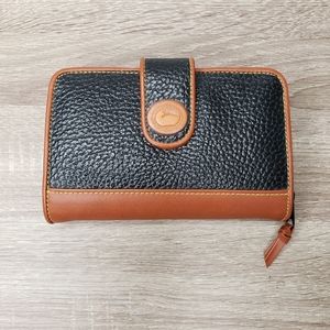 Dooney & Bourke Black and Brown Wallet